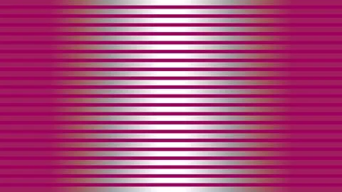 Vibrant pink and silver horizontal striped pattern with gradient effect Stockillustratie