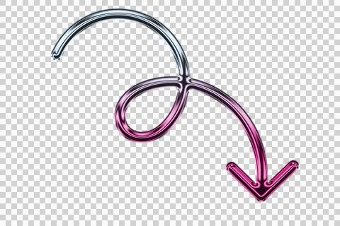 Vibrant pink and white concentric spirals swirl around a central black dot on a Illustrazione stock