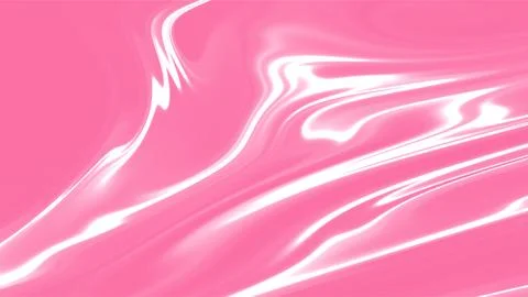 Vibrant Pink and White Fluid Art Background for Women Equality Day. Stock Illustration