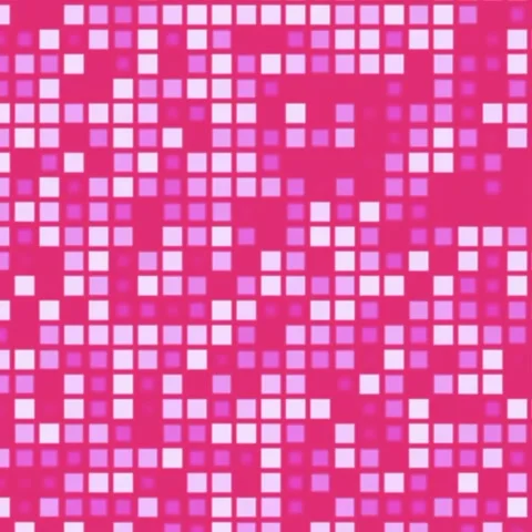 Vibrant pink and white pixelated background with dynamic squares Stock Footage 330549198