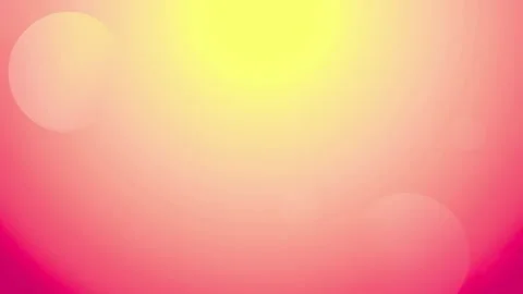 Vibrant pink and yellow gradient background. Abstract colorful bokeh light effec Vídeo Stock 334309666