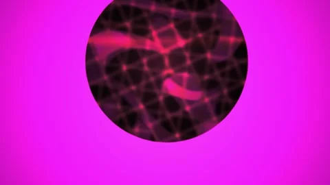 Vibrant pink background with circle pattern. Stock Footage 340042361