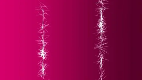 Vibrant pink background with dynamic white light streaks Stock Illustration