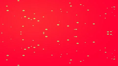 Vibrant pink background with falling golden glitter bokeh pattern for festi.. Stock Footage 335518836