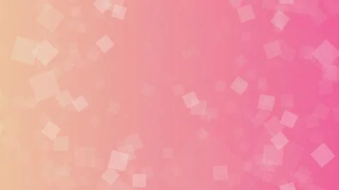 Vibrant pink background with floating squares gradient Stock Illustration