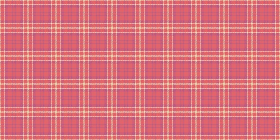 Vibrant pink  beige plaid pattern. Classic style with a modern twist. Ideal f Stock Illustration