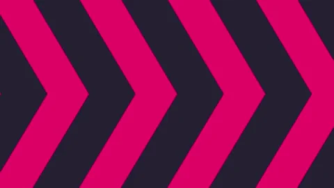 Vibrant Pink Chevron Pattern Abstract Background, Dynamic Geometric Motion Видео 333472103