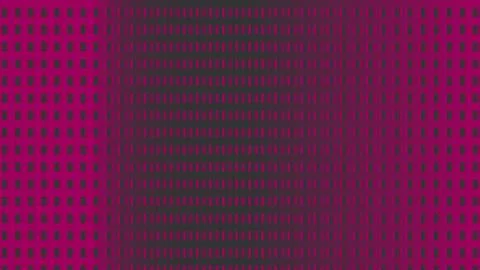 Vibrant pink digital pattern with small black rectangles on gradient backgrou Illustrazione stock