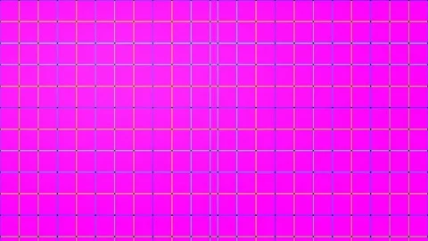 Vibrant Pink Grid Pattern Background with Subtle Blue Dots - Abstract Geome.. 動画素材 332498657