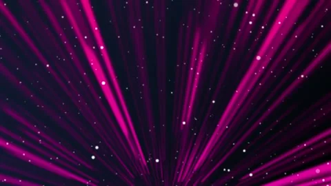 Vibrant Pink Light Beams Radiate in Starlit Sky Creating a Breathtaking Abs.. Stock Footage 341927073