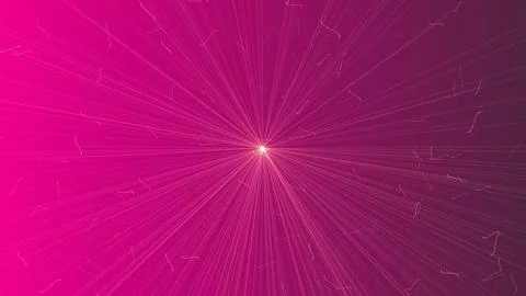 Vibrant pink light explosion with dynamic rays and sparks Stock Illustration