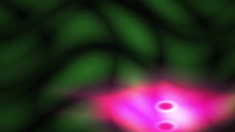 Vibrant pink light forms a triangle on a dark green background with a black.. 動画素材 337496252