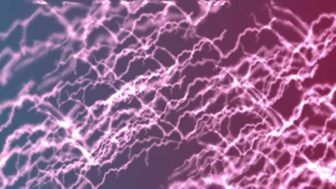 Vibrant pink lightning bolts on gradient background Stock Footage 327891698