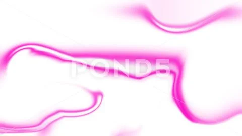 Vibrant pink liquid background with smooth flowing curves PSD Template