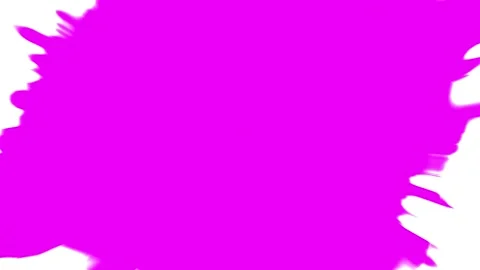 Vibrant pink paint splatter explosion on white background abstract art Stock Footage 332866919