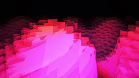 Vibrant pink pixelated abstract background. Stock Footage 334345421