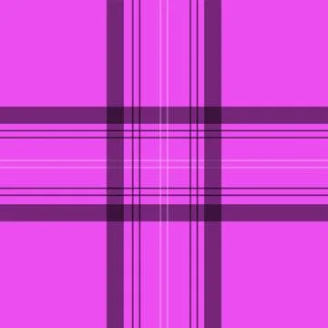 Vibrant Pink Plaid Checkered Pattern Background Stock Illustration