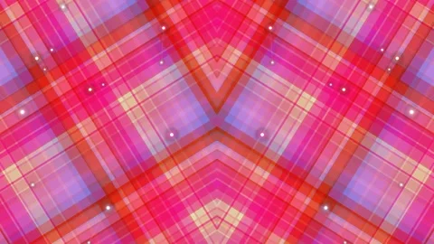Vibrant Pink Plaid Pattern Background Animation. Stock Footage 328999188