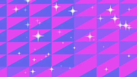 Vibrant Pink Purple Geometric Pattern Animation. Stock Footage 328505379