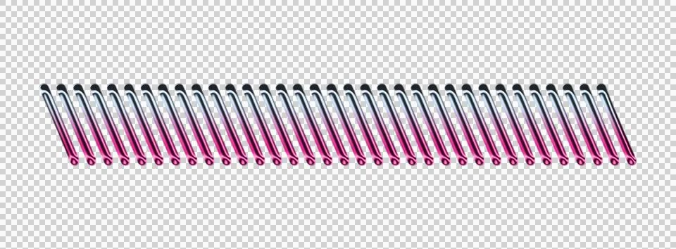 Vibrant pink wavy lines pattern on white background transparent background 스톡 일러스트