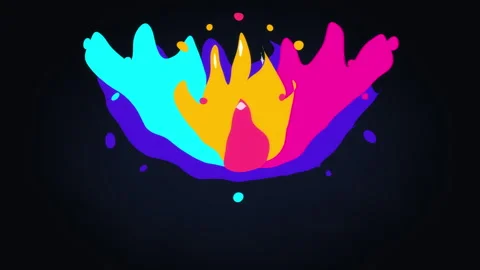 Vibrant pixel art flame animation loop in neon colors Stock Footage 347956934