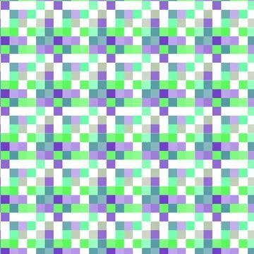 Vibrant Pixel Grid Abstract Pattern 스톡 일러스트