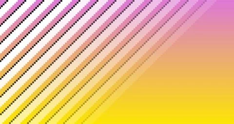 Vibrant pixelated diagonal minimal stripes abstract geometric background Illustrazione stock