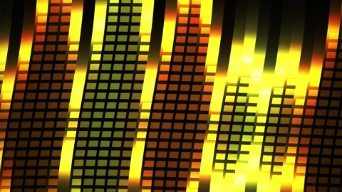 Vibrant Pixelated Digital Art Design Element. Stock Footage 340042542