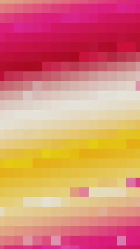 Vibrant Pixelated Gradient Background Loop Pink Orange Yellow Stock Footage 341302530