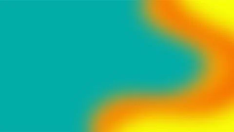 Vibrant pixelated gradient background with teal orange and yellow colors in.. Illustrazione stock