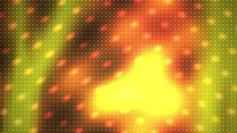 Vibrant Pixelated Lights Display. Stock Footage 335542169
