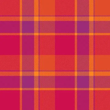 Vibrant pixelated plaid pattern with retro charm. A versatile background for  Stock Illustration
