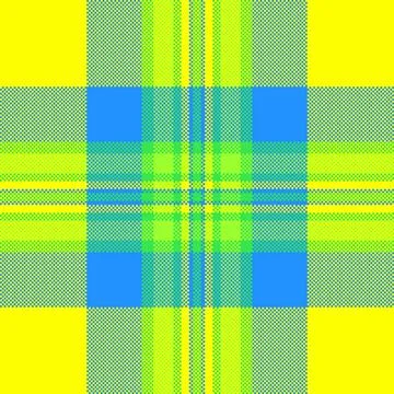 Vibrant pixelated tartan pattern in bold hues. Ideal for backgrounds, textile 스톡 일러스트