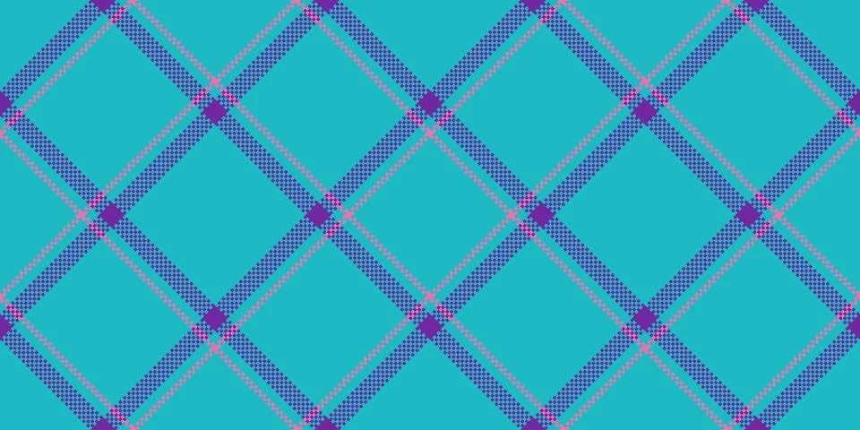 Vibrant plaid pattern. Abstract background with geometric shapes. Seamless di Illustrazione stock