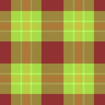 Vibrant plaid pattern. Dynamic design with interlocking hues of red, green,.. Stock Illustration