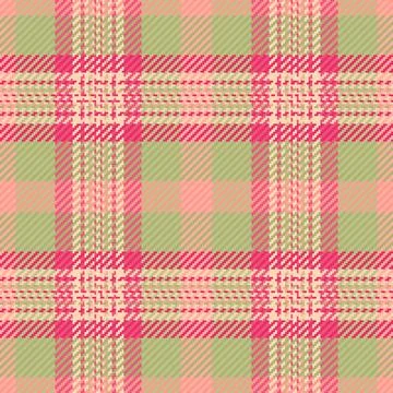 Vibrant plaid pattern featuring classic tartan checks in rich fuchsia, soft.. Stock Illustration