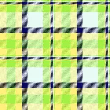 Vibrant plaid pattern featuring refreshing green and yellow hues with subtl.. Stock Illustration