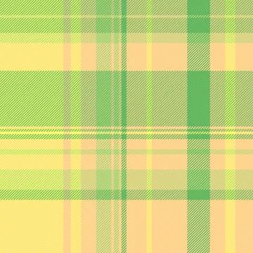 A vibrant plaid pattern featuring soft yellow and fresh green hues, evoking f Stock Illustration