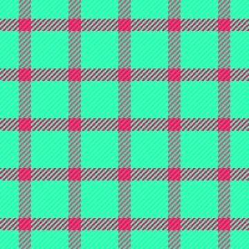 Vibrant plaid pattern with a geometric design of crossing lines. Great for ba Stock Illustration