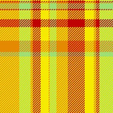 Vibrant plaid pattern with intersecting stripes in warm colors. Great for bac Stock Illustration