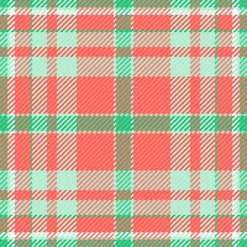 Vibrant plaid pattern with interweaving lines in refreshing colors. Perfect f Stock Illustration