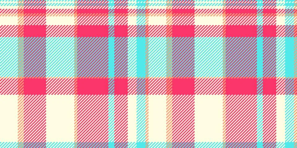 Vibrant plaid pattern with interwoven checks. Modern, textured design, perfec Stock Illustration
