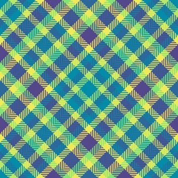 Vibrant plaid pattern with a modern edge. Bold colors create an eyecatching.. Stock Illustration