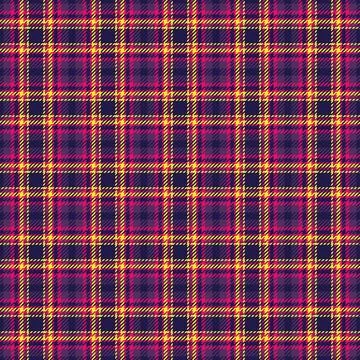 Vibrant plaid pattern, perfect for backgrounds or fabric design. Features a.. Stock Illustration