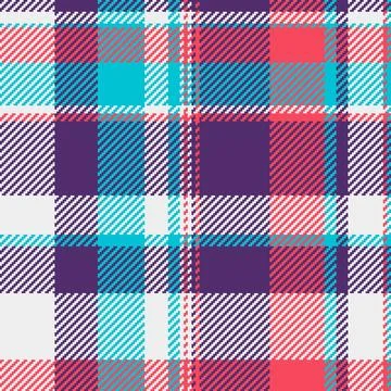 Vibrant plaid pattern. Pixelated style creates a modern twist on classic text 스톡 일러스트