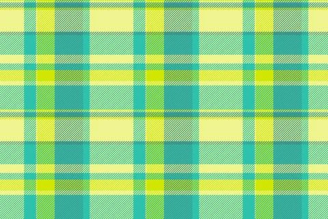 Vibrant plaid pattern in refreshing tones. A classic textile design, perfect  Stock Illustration