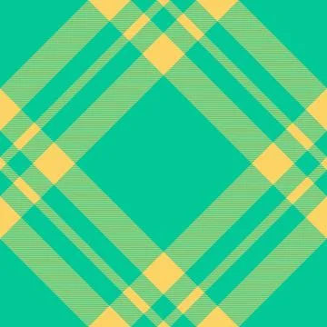 Vibrant plaid pattern in teal and gold. A modern twist on classic tartan. I.. Stock Illustration