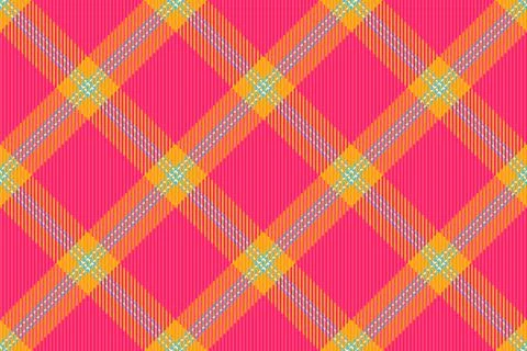 Vibrant plaid pattern with a textured weave. The colorful intersecting lines  Illustrazione stock