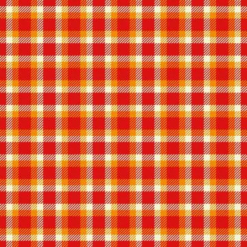 Vibrant plaid pattern with a warm, rustic feel. Ideal for backgrounds, text.. イラスト素材