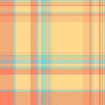 Vibrant plaid pattern with a warm, summery feel. Intersecting lines create a  イラスト素材